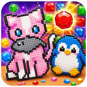 Jewel Coloring: Crystal Sorting